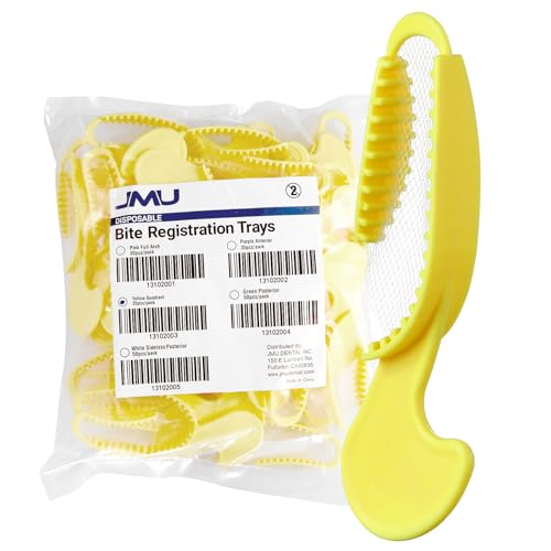 JMU 35 Pcs Quadrant Bite Registration Trays, Dental Impression Trays