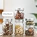 UR ADVANCE 1 Pack Wide Mouth Glass Mason Jars 16oz - Airtight Seal with Lid Canning Jars for Food Storage, Pickling, Juice, Jam, Jelly, Overnight Oats, sauces, dry goods, Salad & Fermenting
