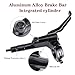 Jeorywoet Bicycle Brake Hydraulic Disc Aluminum Alloy Levers Right Front Bike Braking Kit, Aluminum Alloy Brake Lever