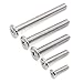 Glvaner (20 pcs) M6-1.0 x 60mm Binding Screws, Flat Round Head Phillips Drive Machine Screw 304 Stainless Steel 18-8 Full Thread, Furniture Screw Connection Bolt Screw