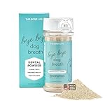 Dog Dental Powder – Vet Formulated - Cleans Teeth, Freshens Breath, Fights Plaque and Tartar – Natural Ingredients - 19 Active Ingredients - Oral Dog Probiotic - No Brushing - Made in USA