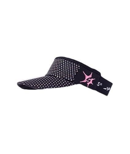 Black Sparkle Running Headsweats Visor
