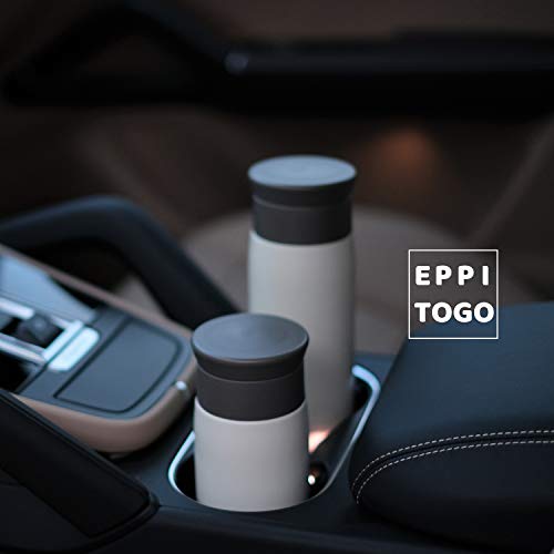eppikan® EppiToGo Termo de Acero Inoxidable, taza aislada, Travel Mug, Coffee-to-go, Taza para Coche, 350 ml, 500 ml… - Imagen 8