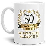 Tassendruck Geburtstags-Tasse Knackige 50
