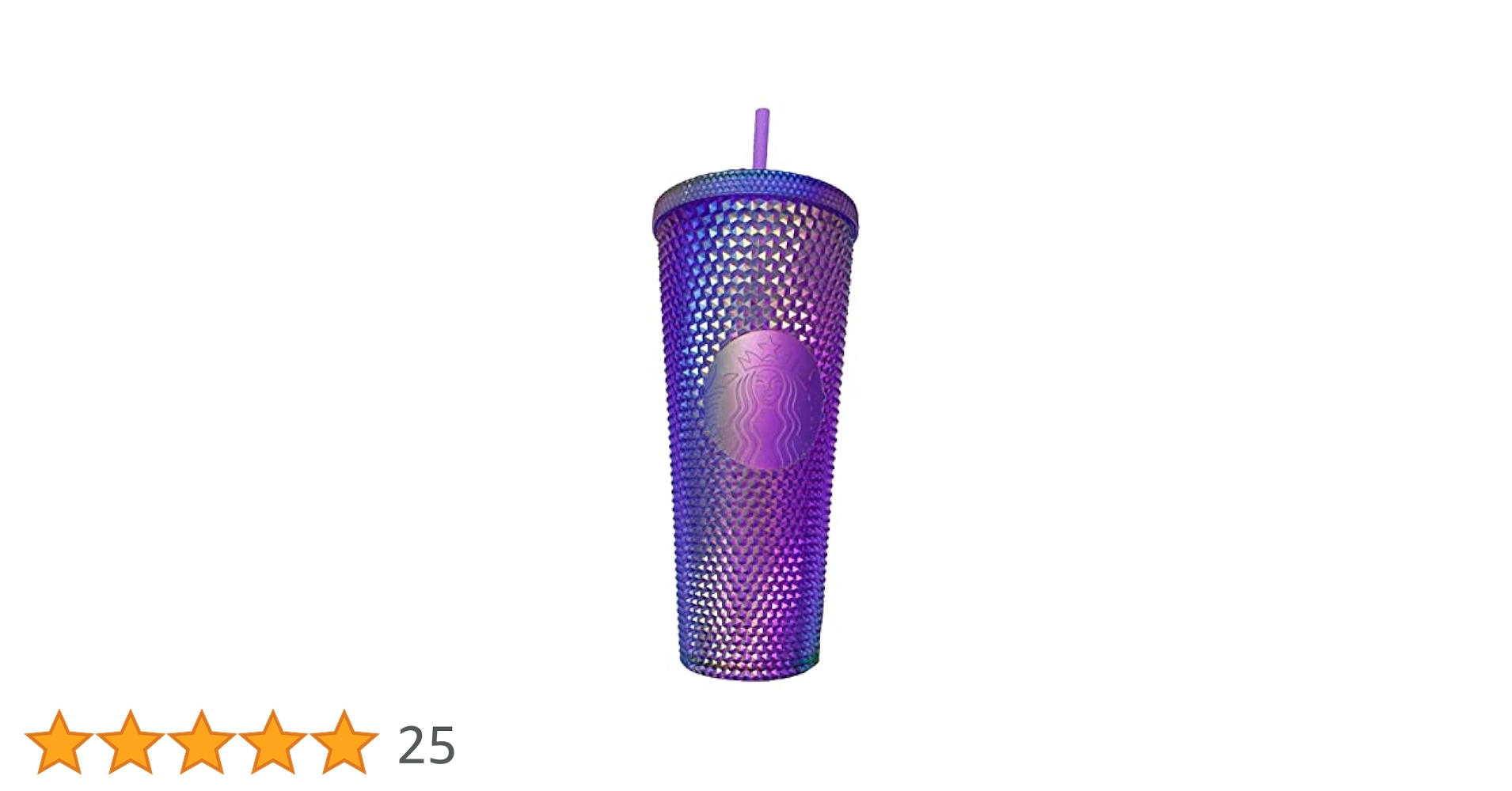 2022 Starbucks Studded Purple Oil Slick Venti 24oz Tumbler
