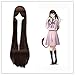 WHBHD Parrucca Cosplay di 100 cm Harajuku for Noragami Go Hiyori Brown Marrone Scuro Capelli Sintetici Capelli Sintetici Costume Party Peruca Peluca