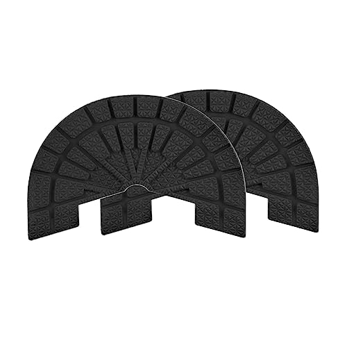 Image of HARFINGTON 1pair Shoe Sole Protector for Sneakers Size 6-6.5 Non Slip Pad Heel Plates Repair for Men and Women, Black