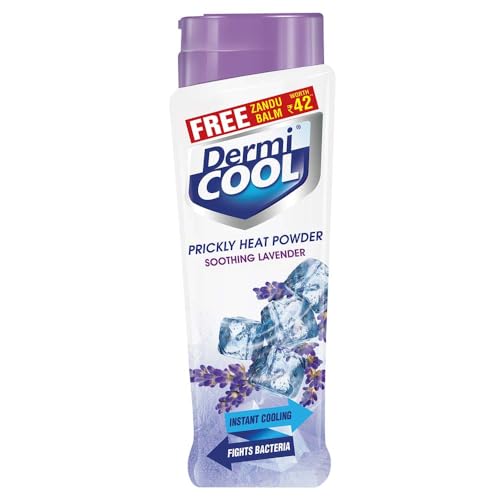 Dermicool Soothing Lavender Prickly Heat Powder 150g (5.29 Oz)