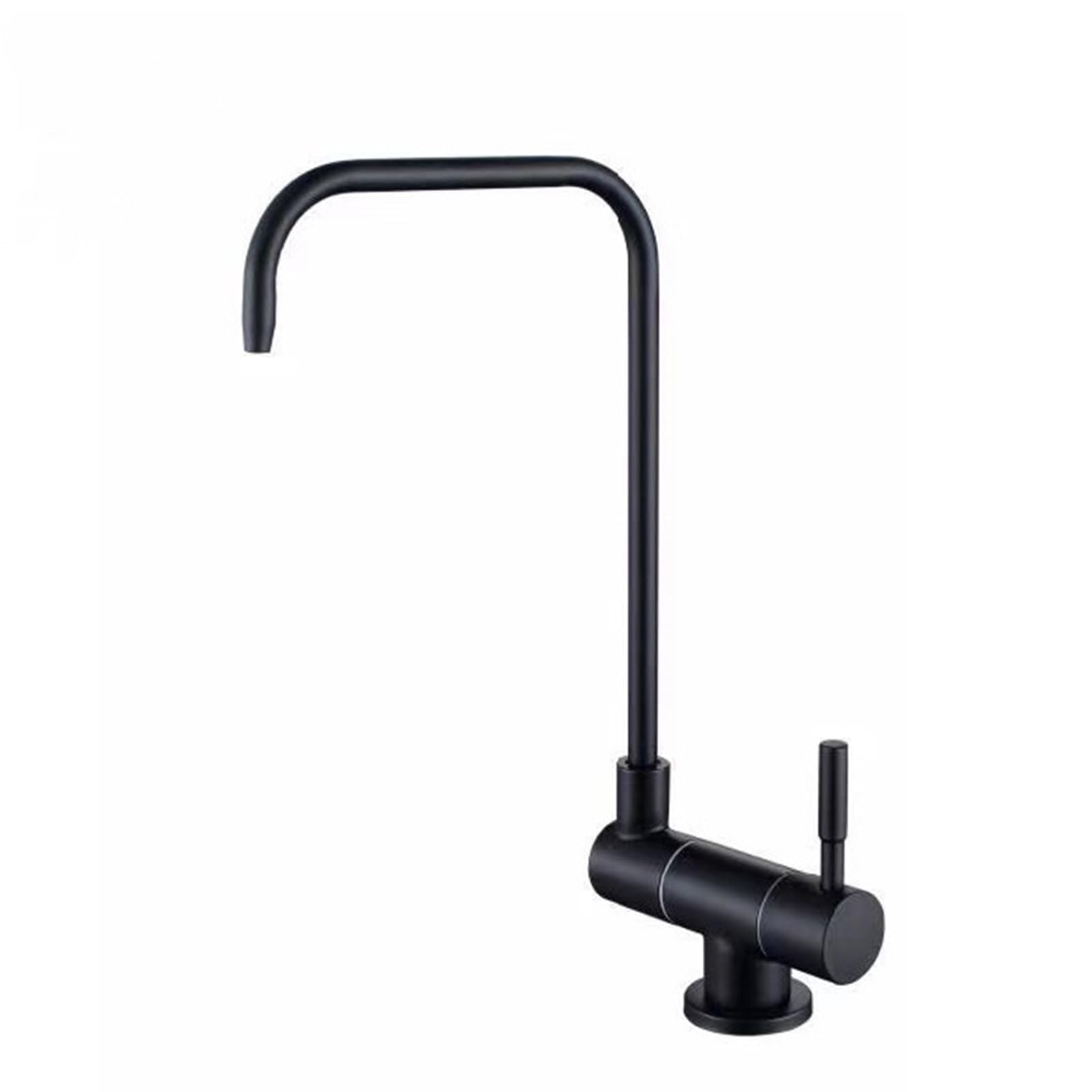 Wdsopk Black Faucet Stainless Steel Single Cold Folding Faucet Filter Drinking Tap For Kitchen Sink