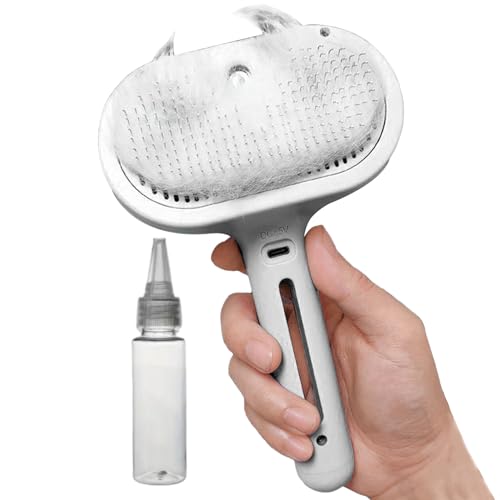 Brosse à vapeur pour chat au design ergonomique pour un toilettage de qualité