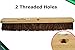 Bristles 4224 24” Push Broom Head for Indoor and Outdoor, Commercial Or Residential Use with Stiff Bristles for Heavy-Duty Work On Concrete, Patio, Garage, Stone Or Any Heavy Duty Cleaning