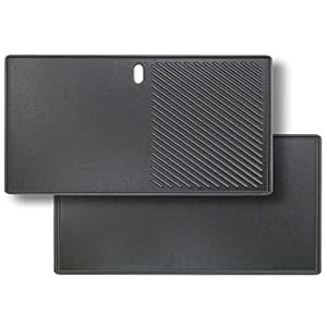 GFTIME 43x 20.5cm Cast Iron Grill Griddle 7882 for Enders Boston 3-Burner, Enders Monroe 3 Pro, Santos, Charbroil Advantage, Broil King, BBQ Gas Grill Replacement Parts for Most Grill Models, 1 Pack