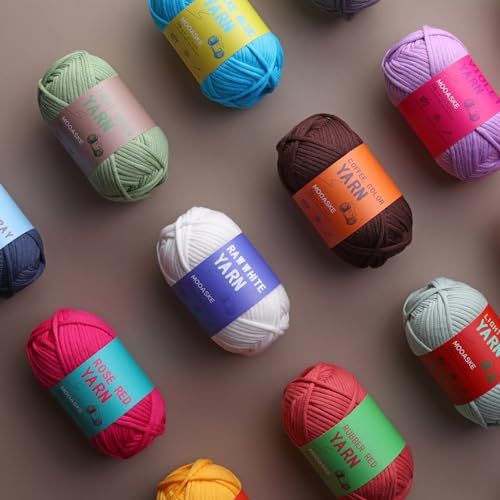 Mooaske GZMX-001 3 Pack Crochet Yarn With Crochet Hook thumb #7