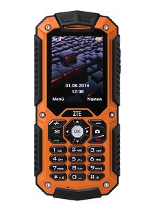 ZTE 4312001801WL R28 Handy (5,59 cm (2,2 Zoll) Display, mini-SIM, Bluetooth 3.0, MP3-Player) orange