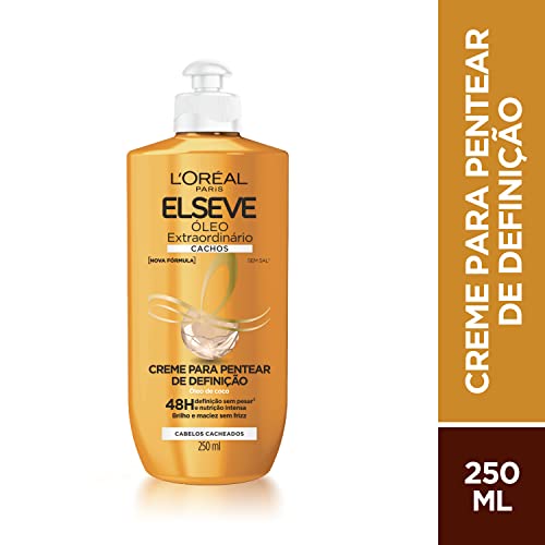 Creme para Pentear L'Oréal Paris Elseve Óleo Extraordinário Cachos, 250ml