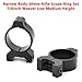 Gotical | Low Scope Ring Mount 30mm Matte Black | 30mm / 1