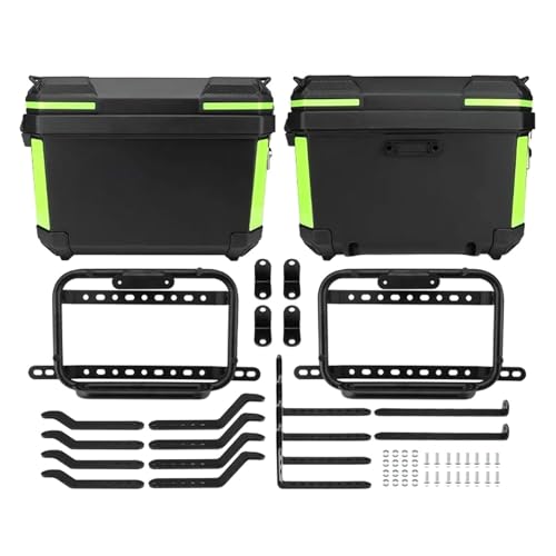 SHQXD Seitenkoffer Motorrad-Seitenkoffer Mit Halterung, Satteltaschen, Gepäckkoffer, Aufbewahrungskoffer, Werkzeugkasten, Randboxen, Zubehör Für Benelli 251 502 502X 702X