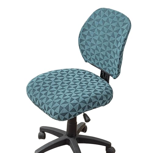 Housse de chaise de bureau extensible pour protéger un siège pivotant usé des taches