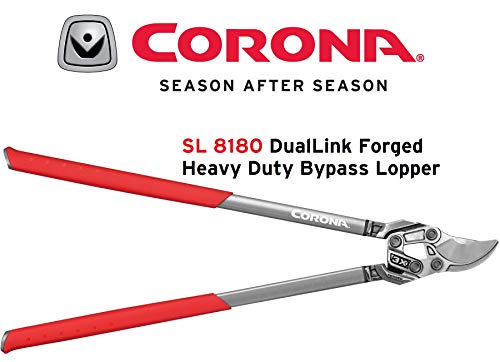 Corona Tools | 33-Inch Branch Cutter Duallink Maxforged Bypass Loppers | Tree Trimmer Cuts Branches Up To 2-Inches In Diameter | Sl 8180D #TOP7