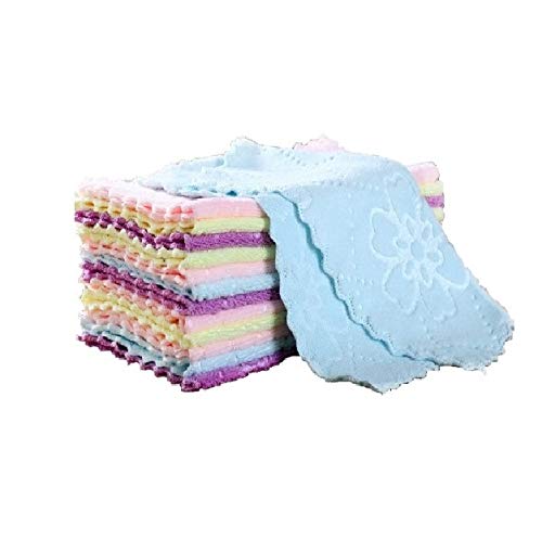 STORE77 Microfiber Face & General Cleaning Multipurpose Soft Fast Drying Cleaning Towel (Random Colour, 25 x 25 cm) - 5 Pieces (B07Y5595R5) Amazon Price History, Amazon Price Tracker