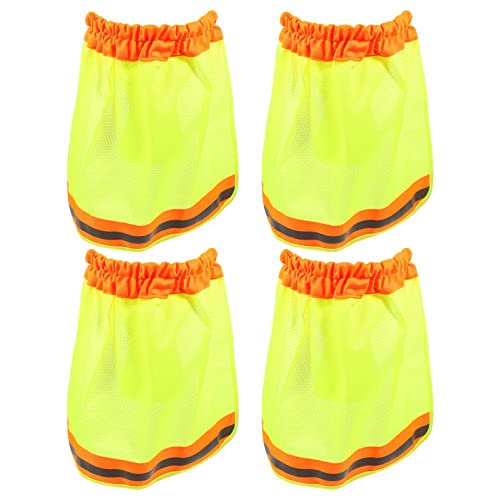 Generic 4 Pcs Chapéu Duro Pescoço Capacete Escudo Pescoço Capacete Pescoço Sombra Protetor Solar Cha