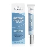 RONKIE Instant Eye Lift Serum: Visible Firming Helps Reduce Under Eye Bags and Wrinkles & Morning Puffiness - Advanced Tightening Formula Gentle on Mature Skin 0.5 Fl Oz