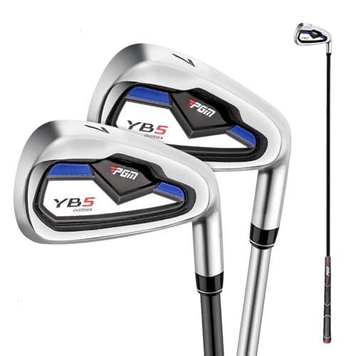 Plancha De Golf De La Mano Derecha #7, Cabeza De Aleación De Un Solo Palo Eje De Carbono 62,5 Grados Lie Angle R Flex, Diseño Duradero Ligero para Hombres Mujeres Golfistas para Mejorar El Control De