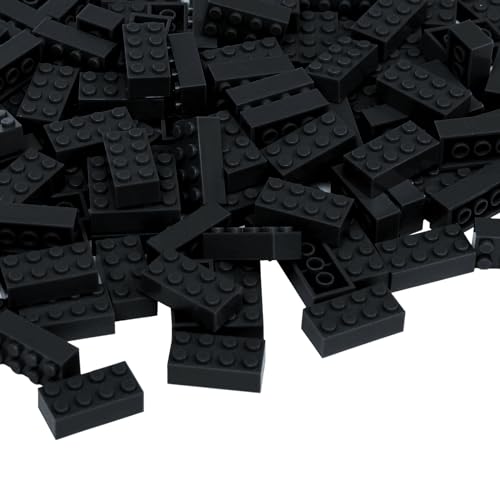 Lekebaby Classic Building Bricks, 200 Piece 2x4 Building Blocks STEM Creative Building Toys Compatible with All Major Brands, Educational Toy for Boys Girls 6 Years Old and Up