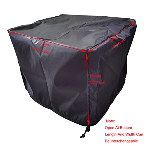 Housse de protection pour friteuse à air, housse anti-poussière en tissu imperméable, housse universelle pour cuiseur à riz électrique compatible avec la friteuse à air Ninja DZ550 DualZone – vue 4