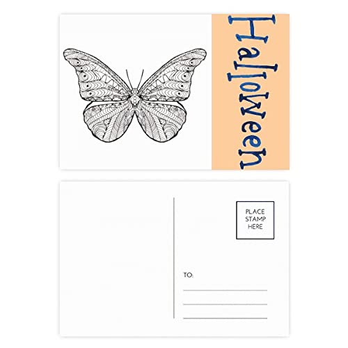 Cartes postales d'Halloween lot de 20 pour éviter les invitations banales grâce aux animaux