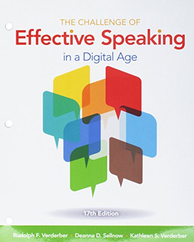Bundle: The Challenge of Effective Speaking in ... 1337897205 Book Cover