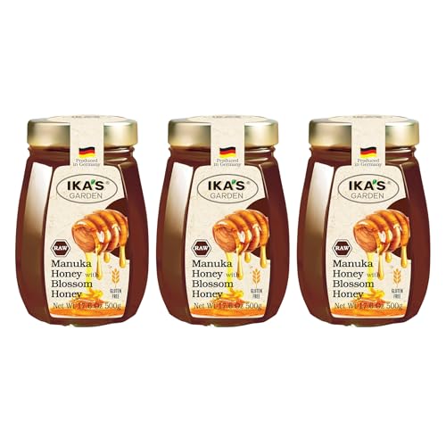 Ika's Garden Miel Raw Manuka y de Flores 500g x3 miniatura 1