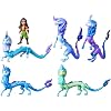 Disney Princess Raya و The Last Dragon Sisu Family Pack ، تتضمن 5 ألعاب تنين و Raya Doll وألعاب للأطفال 3 وما فوق