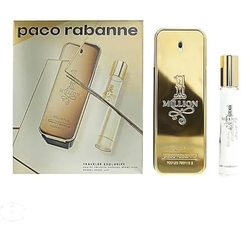 Paco Rabanne 1 Million Gift Set with Travel Spray Cover