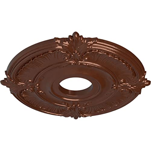 Image of Ekena Millwork CM18ATCPSDecorative Ceiling Medallions Modeled After Original Historical Patterns & Designs, Copper Penny