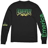  Emerica x Creature Langarm-T-Shirt - Schwarz, Schwarz, Large