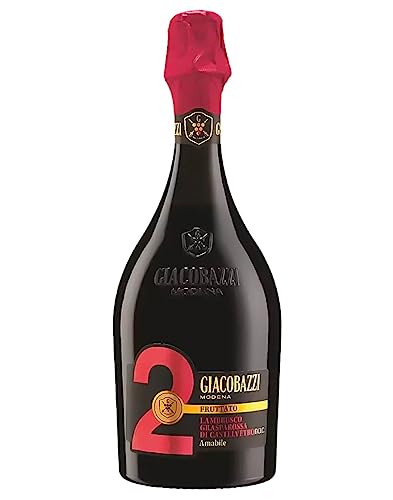 Lambrusco Grasparossa di Castelvetro Amabile DOC 2 Fruttato Giacobazzi 0,75 ℓ