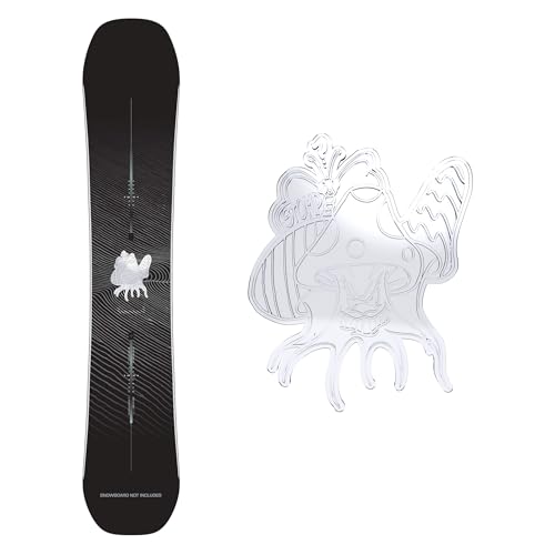 Tapis de snowboard STOMPGRIP pour ne plus glisser du snow au télésiège | Pad transparent 3D