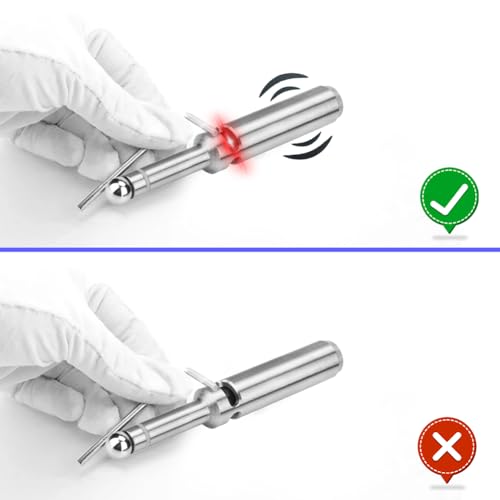 Elektronischer Kantentaster, CNC Kantenfinder Fräsmaschinen Präzision Kantensucher mit LED Piepton Elektronische Edge Finder Kantensuchwerkzeug Ringschneider Drehmaschine Optischer Antimagnetischer