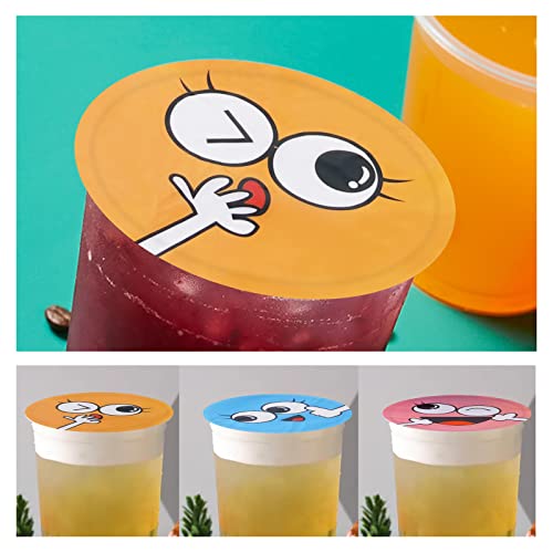 Jiawanshun Milk Cup Sealing Film Tea Cup Sealer Film 2500 Cups 90-105Mm (3.5"- 4") #TOP1
