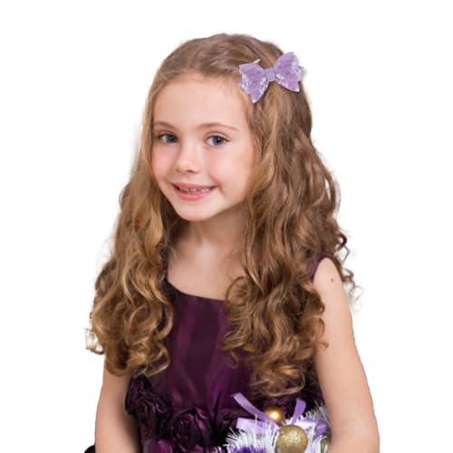 Pinzas para cabello moño brillante púrpura 3 unidades miniatura 5