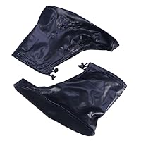 DOITOOL Thickened Rain Boot Covers for Men Women Overshoes Protective Dots Easy Roll-up Design