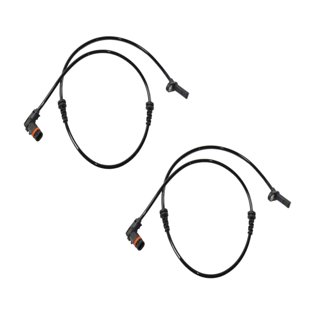 KarParts360 for Mercedes-Benz C300 2008 2009 ABS Speed Sensor Driver and Passenger Side | Pair | Front | Male Terminal | Pin Terminal | Replacement for 2045400517