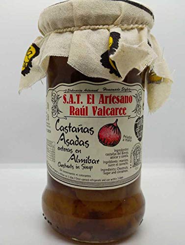 Castañas del Bierzo Asadas en Almibar