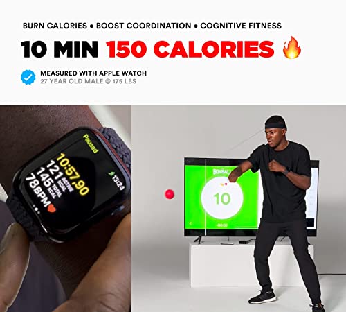 Boxbollen Original - Boxing Ball With App - Help Build Hand-Eye Coordination, Have Family Fun And Burn Calories All In One Boxing Reflex Ball - Interactive Boxball App Integration - 1 Pack #TOP3