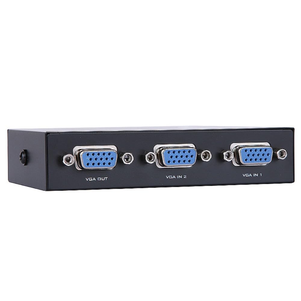 2 porte VGA Video switcher 2 in 1 Out 1 in 2 Out bidirezionale Condivisione Video Mutua Computer Host Esterno VGA TV Monitor Proiettore Selettore Switch Box 1 Host alla volta