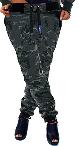 RMK Damen Jogginghose Trainingshose Sporthose H.02H.02 (48, Camouflage-Dunkel) Cover