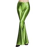 ❤❤ MATÉRIEL: Taille Haute PU Pantalon pour Femme, en mélange de coton, tissu doux et respirant, agréable à porter.