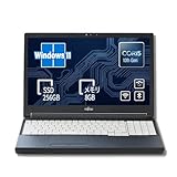 【整備済み品】 ノートパソコン 富士通 Lifebook A7510/D/Core 第10世代 i5-10310U/メモリ 8GB/大容量SSD 256GB/15.6型/カメラ内蔵 Windows11&Ms Office2021/HDMI VGA Type-C/無線LAN搭載/Bluetooth/初期設定済