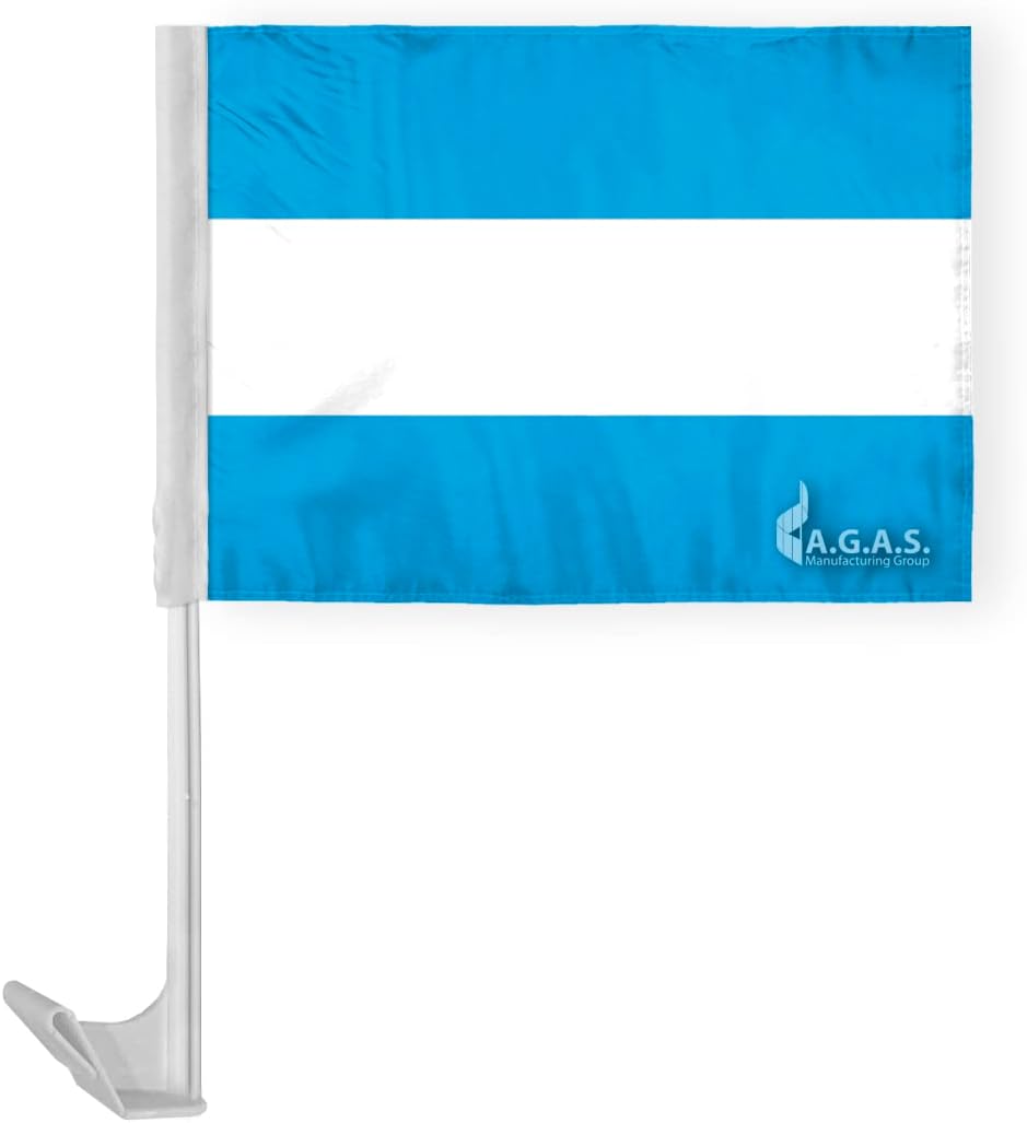 AGAS Argentina Flag - 4x6 ft - Printed Single Sided on 200D Nylon - Stitched Edges - Canvas Header Brass Grommets - Fade Proof - Outdoor Long Lasting All Weather Flag - AR National Flag - Bandera de la Argentina La Bandera.